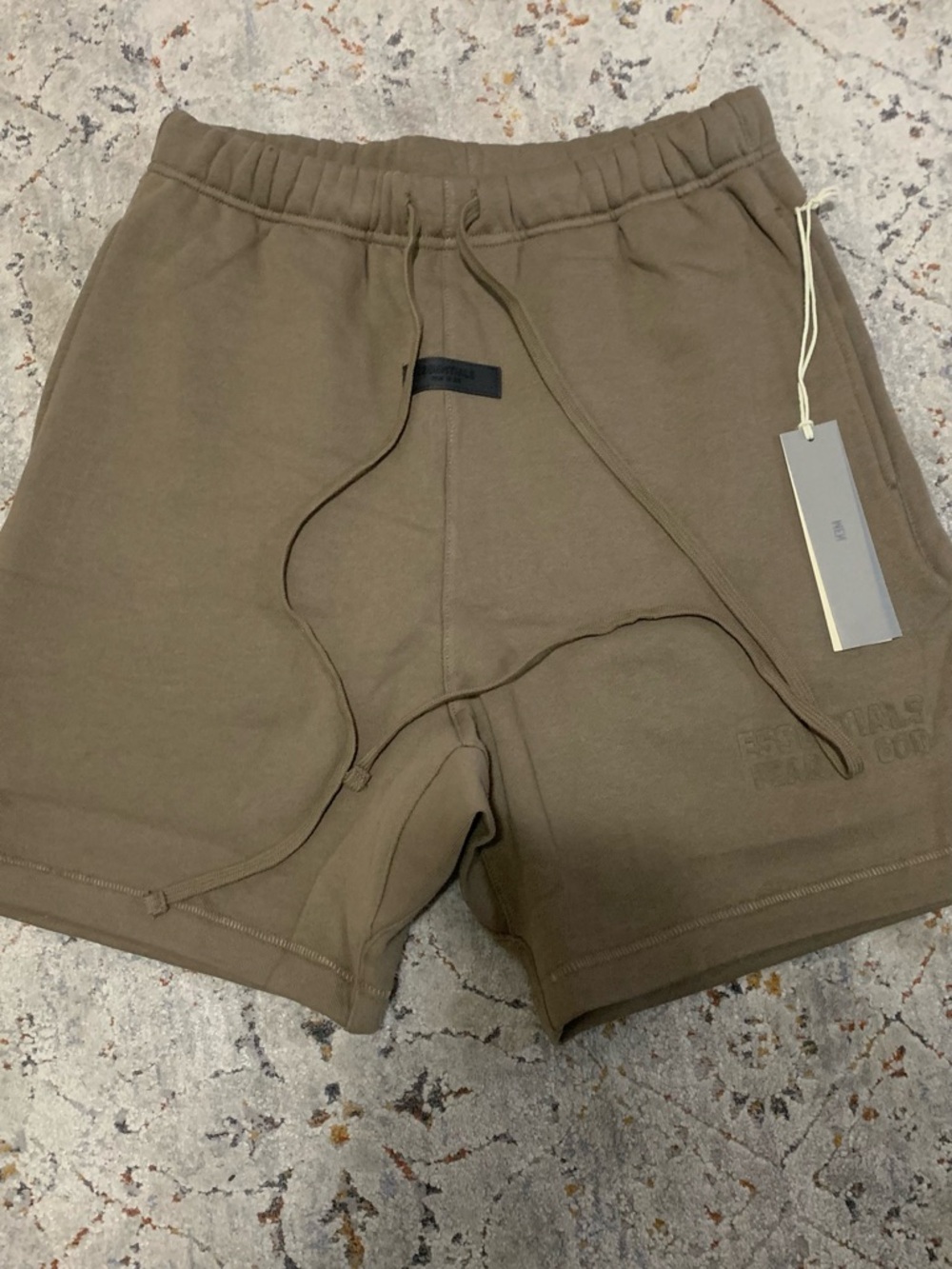 Essentials Fear Of God Shorts - Olive